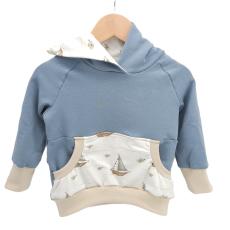 Hoodie [ Kids ] Küstenkind Boote & Fische